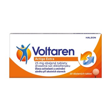 Voltaren ActiGo Extra 25mg—20 tablet