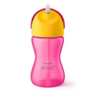 AVENT Hrnek s ohebným brčkem 300 ml, dívka—1 ks