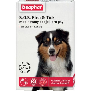 SOS Flea and Tick 3.562 g obojek pro psy —70 cm