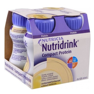 Nutridrink Compact Protein Vanilka—4x125 ml