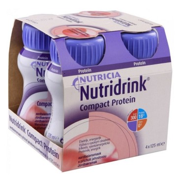 NUNutridrink Compact Protein—4x125ml Jahoda