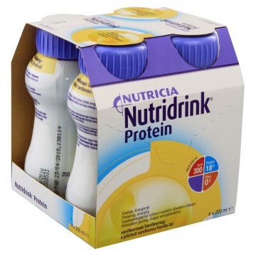 Nutridrink Protein S příchutí vanilkovou—4x200 ml