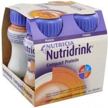 Nutridrink Compact Protein Broskev&Mango—4x125 ml