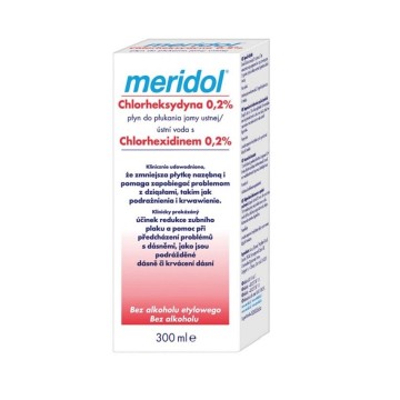 MERIDOL ústní voda s chlorhexidinem 02% —300ml