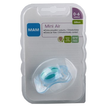 MAM Dudlík Mini Air 0-6m silikon—1 ks