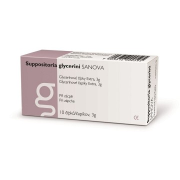 Léčiva Suppositoria Glycerini Extra 3g—10 čípků