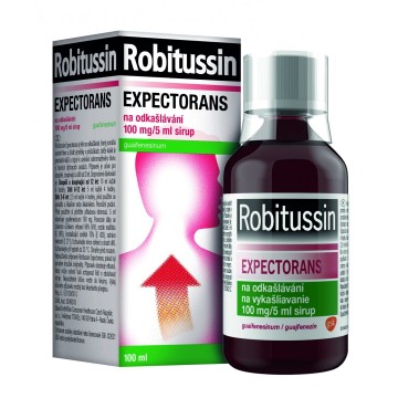 Robitussin Expectorans na odkašlávání 100ml/2g—sirup 100 ml