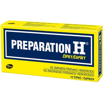 PREPARATION H—čípky, 12ks